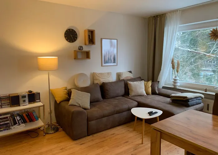 Moderne Und Zentral Gelegene Ferienwohnung In Braunlage Mit Rodelpiste Und Start Ski Langlauf In 300 Metern Entfernung